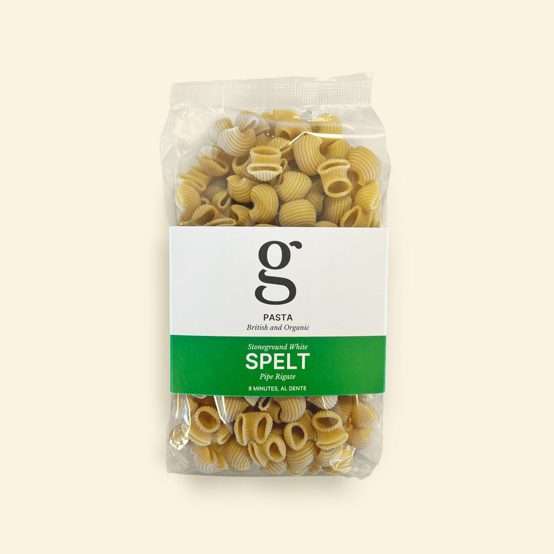 Gilchesters White Spelt Pipe Rigate Pasta 400g